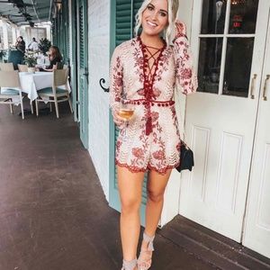 Pack of 3! STUNNING Boho Lace Tassel Romper